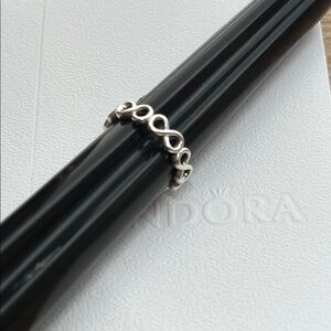 Pandora Silver Bubble Pattern Ring